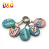 Custom Logo Ocean Beach Style Resin keychain for Souvenir