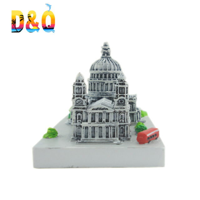 Custom World Souvenirs Building House Model Resin Miniature Figures