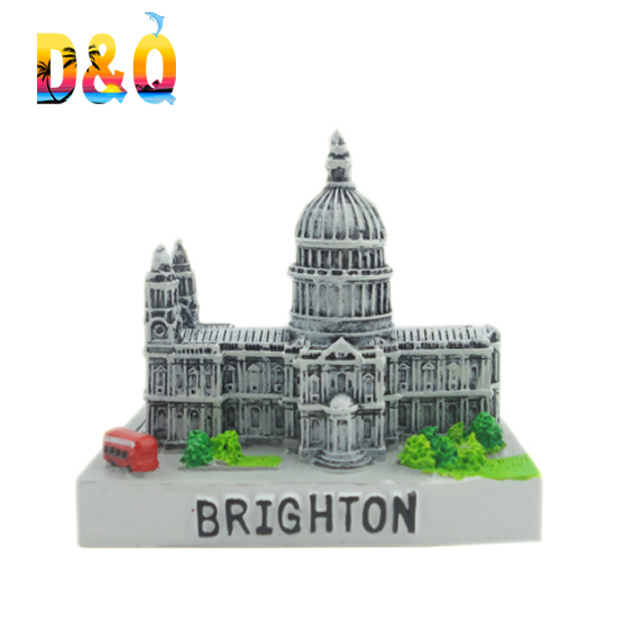 Custom World Souvenirs Building House Model Resin Miniature Figures