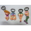 Creative Souvenir Gift Sexy Human Body Resin Personalised Penis Bottle Opener with Magnet