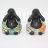 Lucky Happy Buddha Figurine Resin Laughing Buddha Statues for Home Decor