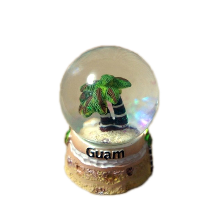 Custom Beach Island Resin Magnet Guam Souvenir Fridge Magnet