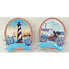 Custom Printed Tourist Souvenir Beach Resin Dolphin Fridge Magnet