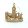 Sand Beach Christmas Tree Hanging Resin Christmas Ornament