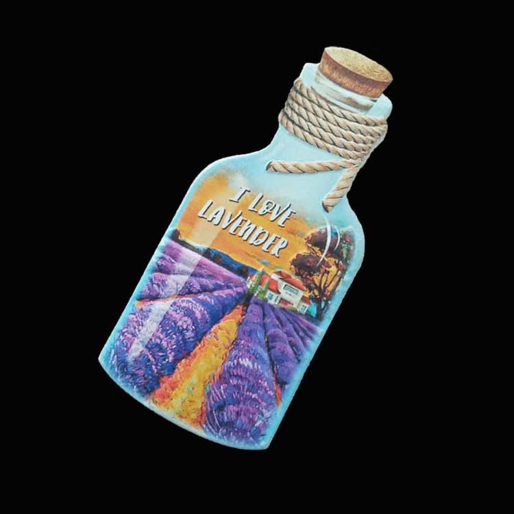 Custom Printing Resin French Provence Lavender Souvenir Fridge Magnets