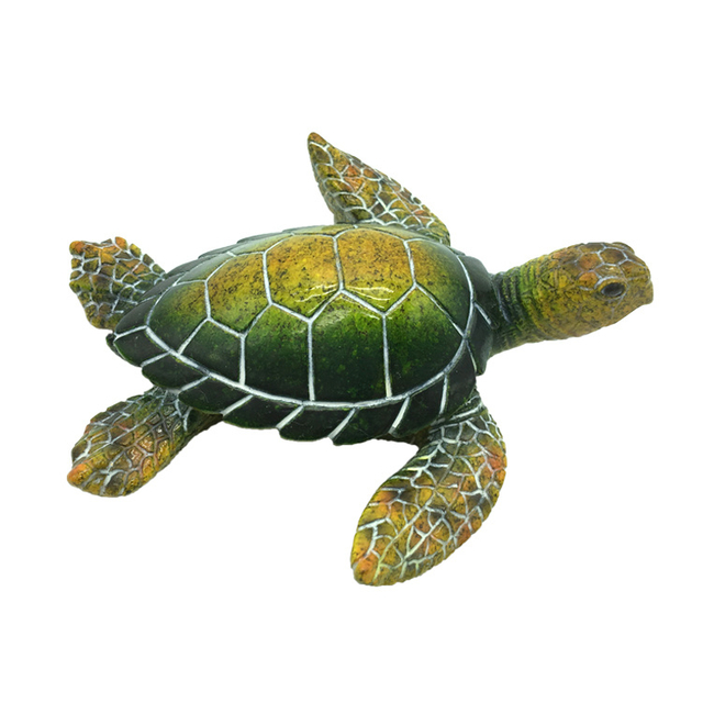 Tourist Souvenir Polyresin Sea Turtles Statue Resin Turtle Craft Figurine for Home Decor