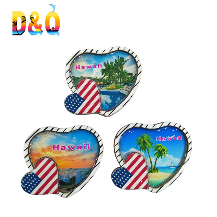 Custom Wood Souvenir Magnet Hawaii Souvenir Fridge Magnet