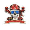 Wholesale Pirate Souvenir Skull Fridge Magnet Custom Resin Refrigerator Sticker