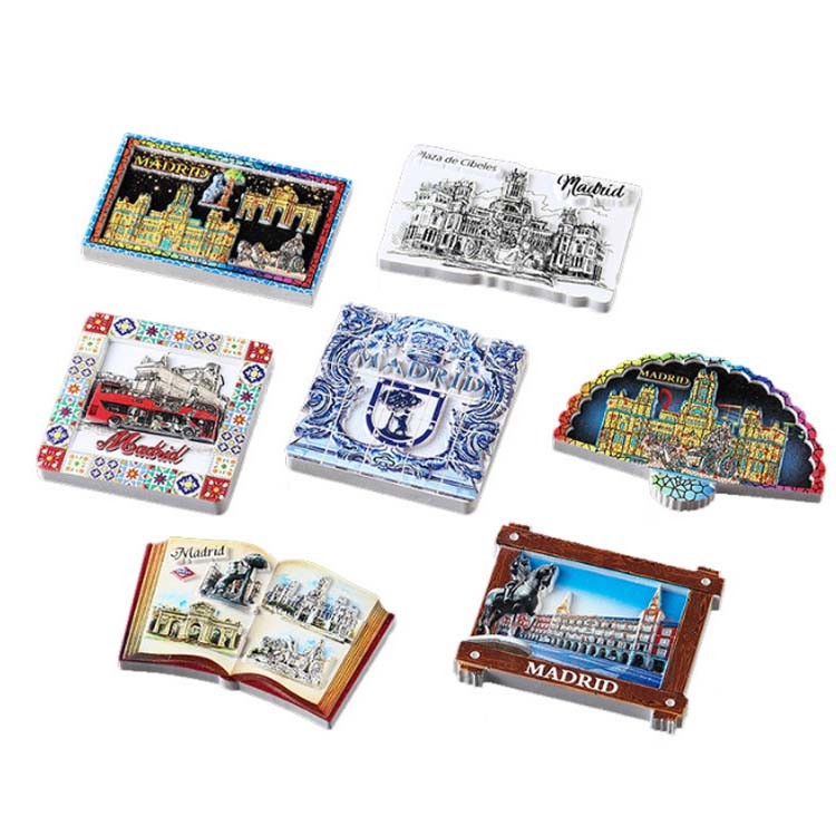 Wholesale Souvenir for Tourist Resin Printing Panama Souvenir Fridge Magnet