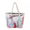 Custom Printing Women Large Travel Souvenir Canvas New York Tote Bag