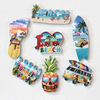 Customized Resin 3D Printing Caribbean Islands Beach Souvenirs Virgin Fridge Magnet