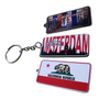 Customized Tourist Souvenir Car Number Plate Aluminum License Plate Keychain