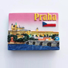 Wholesale Castle Building Souvenir Resin Prague Praha Souvenir Fridge Magnet