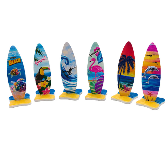 Tropical Island Beach Gift Resin Surfboard Decor Indonesia Souvenir