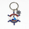 Custom Rudder Shape Metal Tourist Souvenir Croatia Keychain