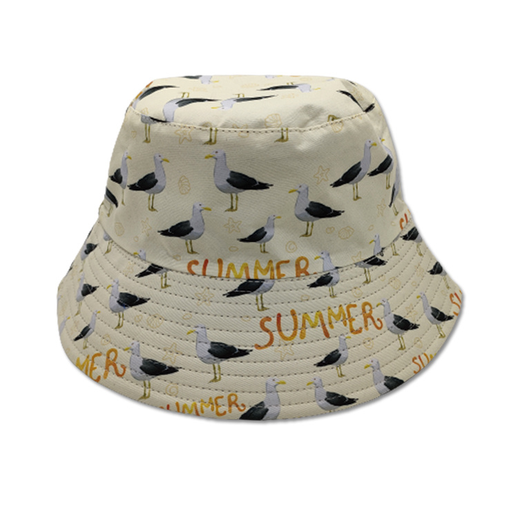 Wholesale Souvenir Design Logo Printed Fisherman Bucket Hat Custom Buckethat