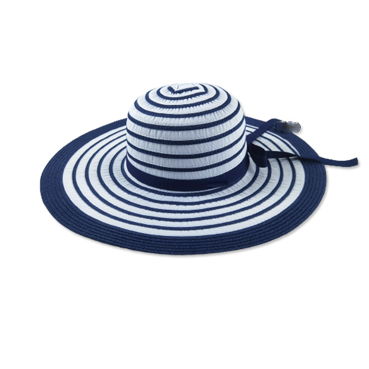 Wholesale Outdoor Travel Summer Women Fedora Beach Straw Hats