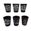 Custom Logo Travel Gift Vodka Shot Glass Souvenir Ceramic Shot Glass