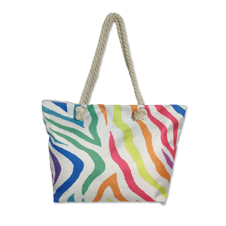 Custom Printing Spain Lizard Design Canvas Women Beach Small Mini Tote Bag