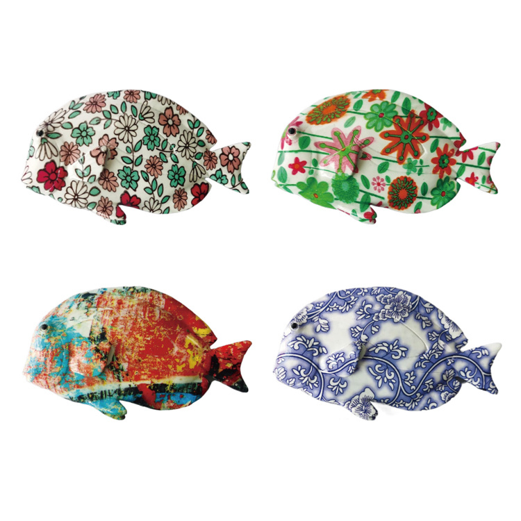 Wholesale New Resin Beach Souvenir Magnet Fish Fridge Magnet