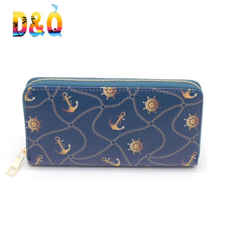 Wholesale Tourist Souvenir Gift Card Holder Wallet Customized Lady Wallet Women Long PU Wallet