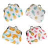 Promotion Gift PU Leather Pocket Wallet Female Cute Fruit Coin Purse