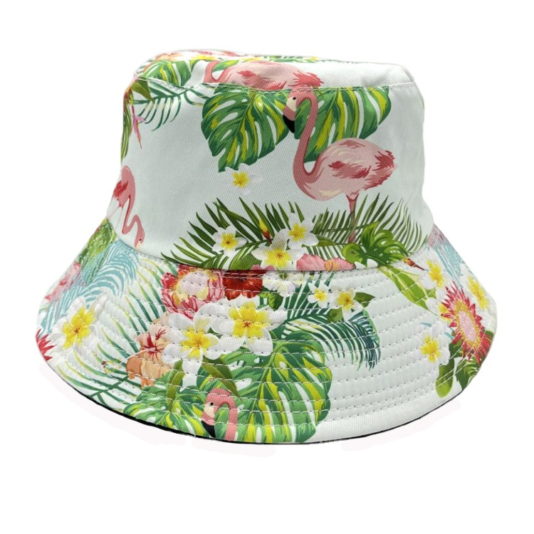 OEM Manufacturer Custom Sublimation Printed Logo Reversible Bucket Hat