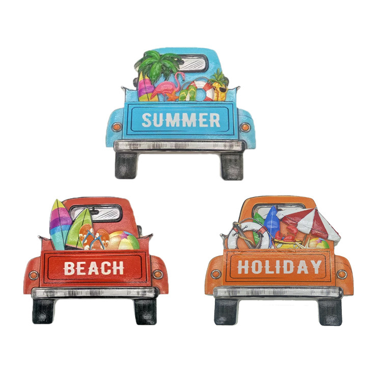 Resin Printing Island Coast Beach Souvenir Gift Sun Glasses Shaped Fridge Magnet