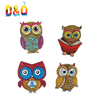 Resin Printing Animal Shape Souvenir Magnet Owl Fridge Magnet