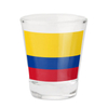 Custom logo 1.5oz Travel Gift Ecuador Shot Glasses Souvenir Colombia Shot Glasses
