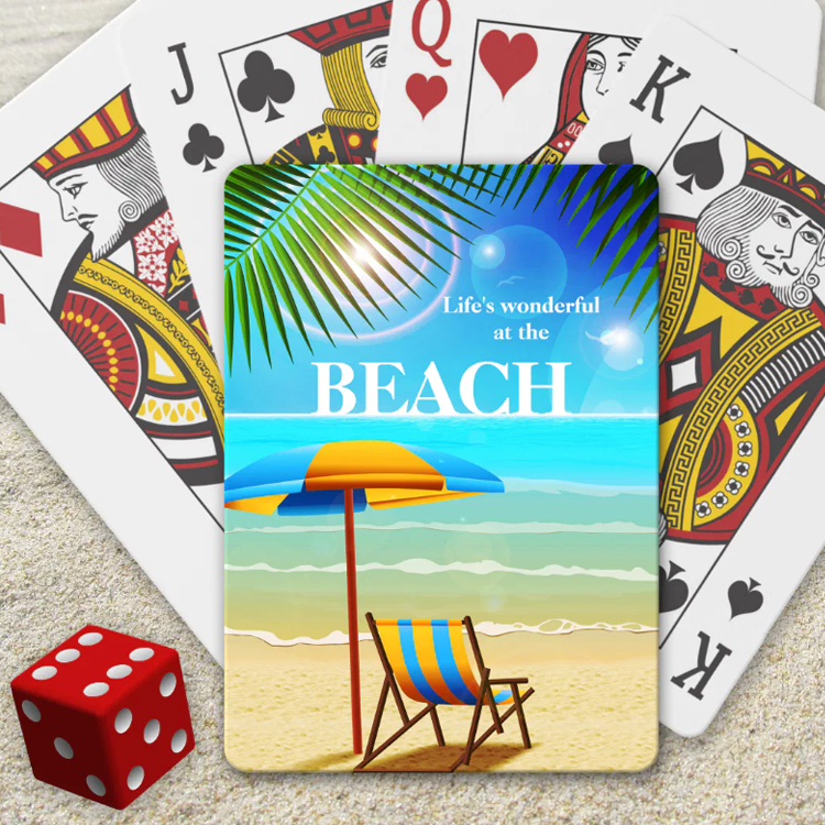 Wholesale Personalized Tourist Souvenir Playing Card Custom Printing Paper Playing Card