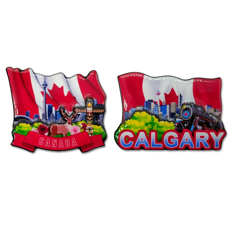 Custom Shaped MDF Wooden Toronto Canada Gift Souvenir Fridge Magnet