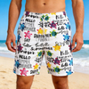 Wholesale Tourist Souvenir Tropical Hawaii Beach Shorts Custom Summer Men's Beach Shorts
