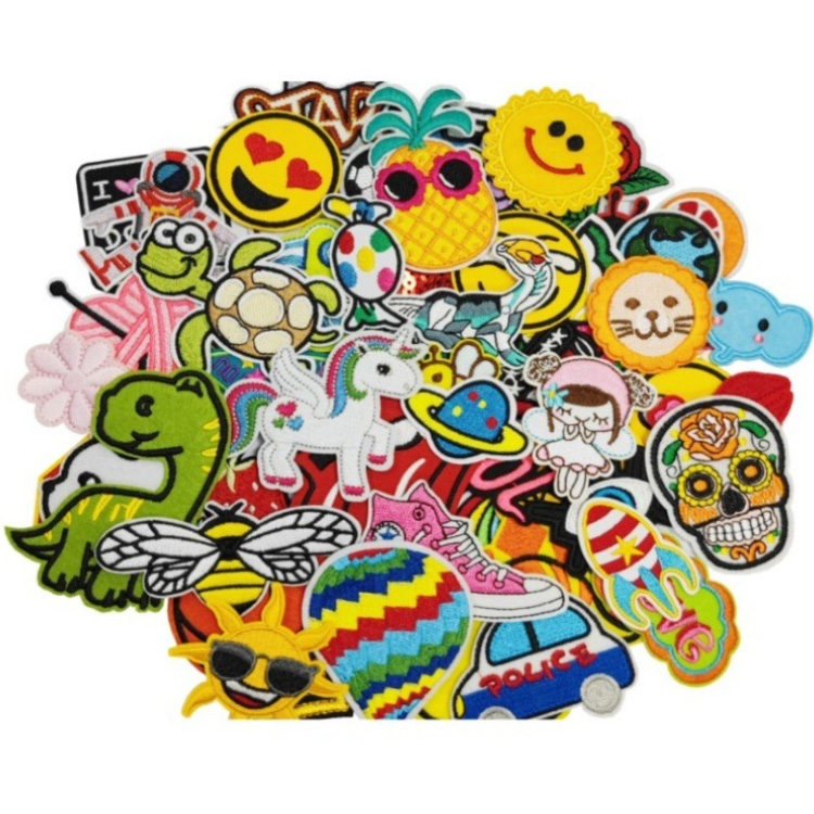 Wholesale Customized Logo Design Countries City Souvenir Iron on Patches Custom Embroidered Patch