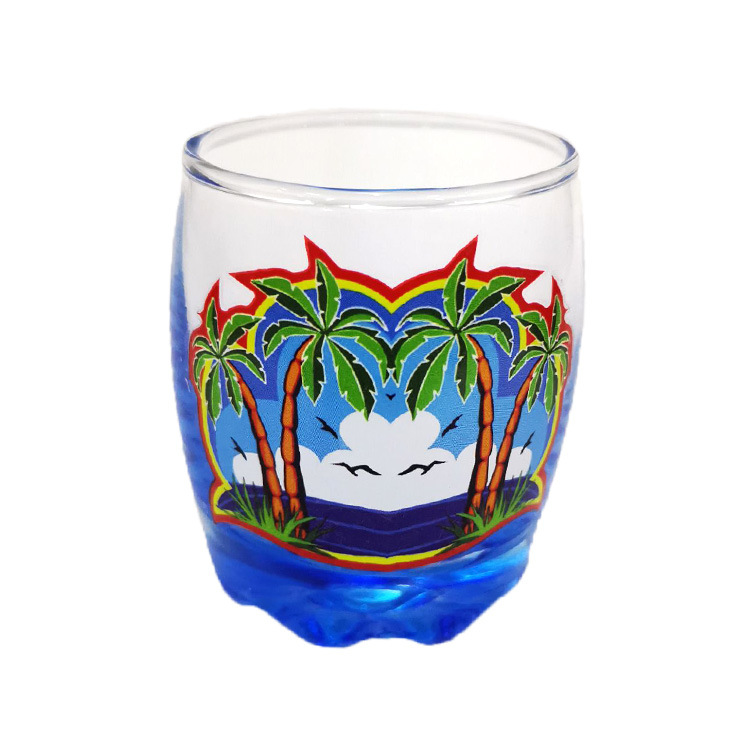 Custom Decal Printed Decorative Souvenir Colored Shot Glasses