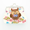 Wholesale PU Leather Women Cartoon Cute Owl Coin Purse