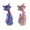 Modern Art Colorful Cute Cat Figurine Home Decor Resin Cat Statue