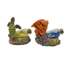 Wholesale Tropical Island Tourist Souvenir Resin Sand Bottle Ocean Animal Statue Beach Sculpture