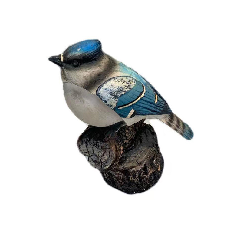 Outdoor Garden Decorative Polyresin Bird Statue Resin Bird Figurine Decoration