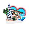 Custom Logo Resin Printing Lighthouse Magnet UK Gibraltar Souvenir Fridge Magnet