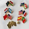 Wholesale Flag Tourist Souvenir Badge Custom Metal Epoxy Badge