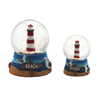 Factory Wholesale Nautical Beach Style Resin Sailboat Souvenir Snow Globe