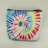 Wholesale Unique PU Leather Women Rainbow Coin Wallet Zipper Tie Dye Coin Purse