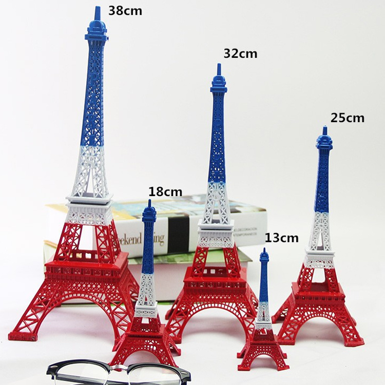 Wholesale Custom Metal Zinc Alloy Tourist Souvenirs Large Eiffel Tower Statue Decor