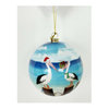 Custom Printing Beach Christmas Ornament Plastic Foam Christmas Ball