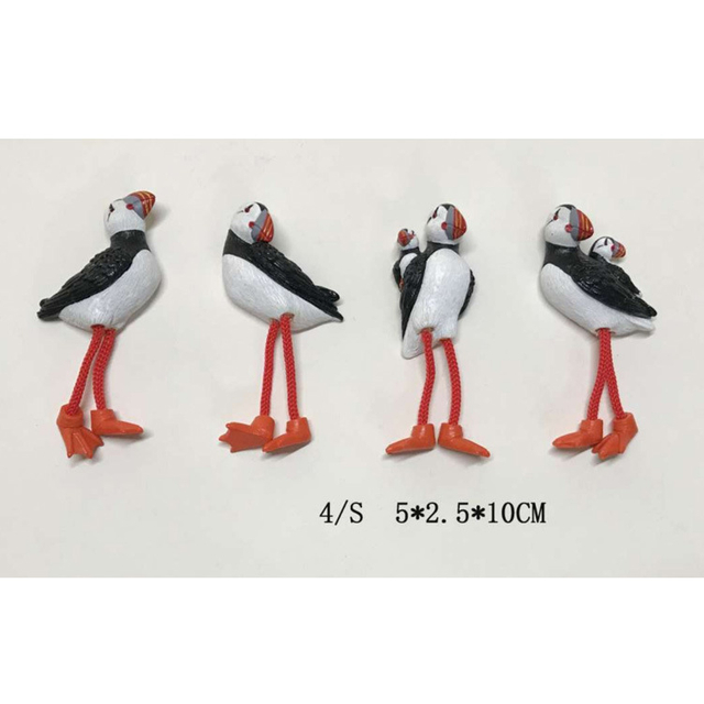 Manufacturer Custom Tourist Souvenir 3D Resin Nautical Bird Seagull Fridge Magnet