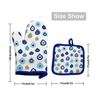 Manufacturer Custom Printed Souvenir Kitchen Oven Gloves Heat Resistant Sublimation Oven Mitt