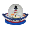 Custom Resin Beach Nautical Souvenir Boat Snow Globe