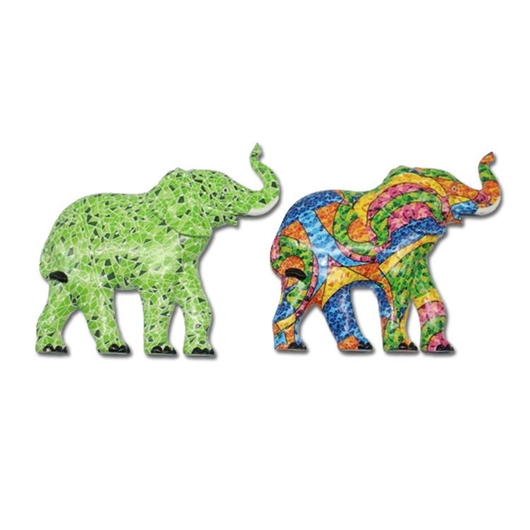 Wholesale New Design Resin 3D Elephant Wall Art Hanging Elephant Home Decor