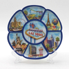 Wholesale Decorative 3D Landscape Plate Custom Printing Souvenir Polyresin Plate